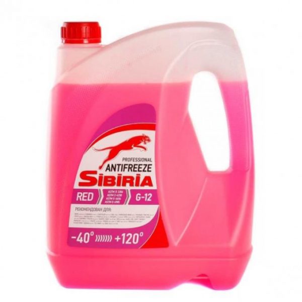 Антифриз SIBIRIA ANTIFREEZE -40 G12+    5L