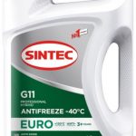 Антифриз SINTEC ANTIFREEZE Euro G11 green -40, 10KG